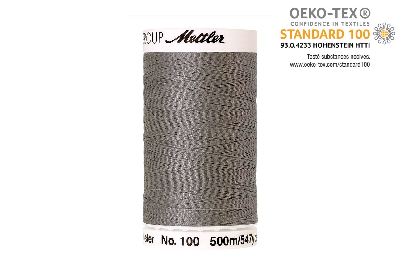 Bobine fil Mettler Seralon 500m (couleur 0850) Bobine de fil Mettler Seralon 500m en polyester pour couture (couleur 0850)