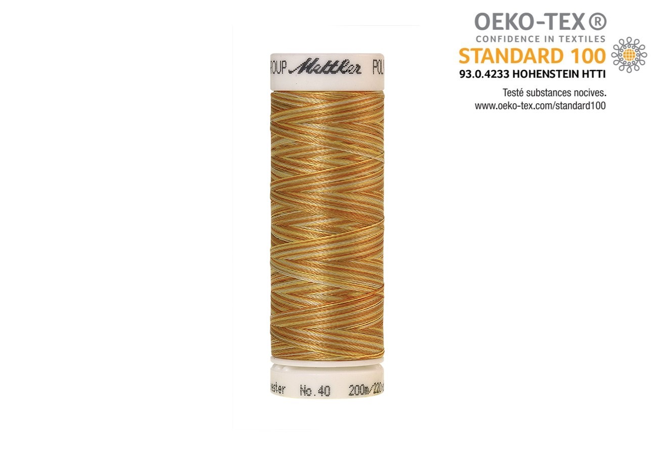 Bobine de fil à broder brillant Mettler Polysheen Multicolor col. 9933 (200m)