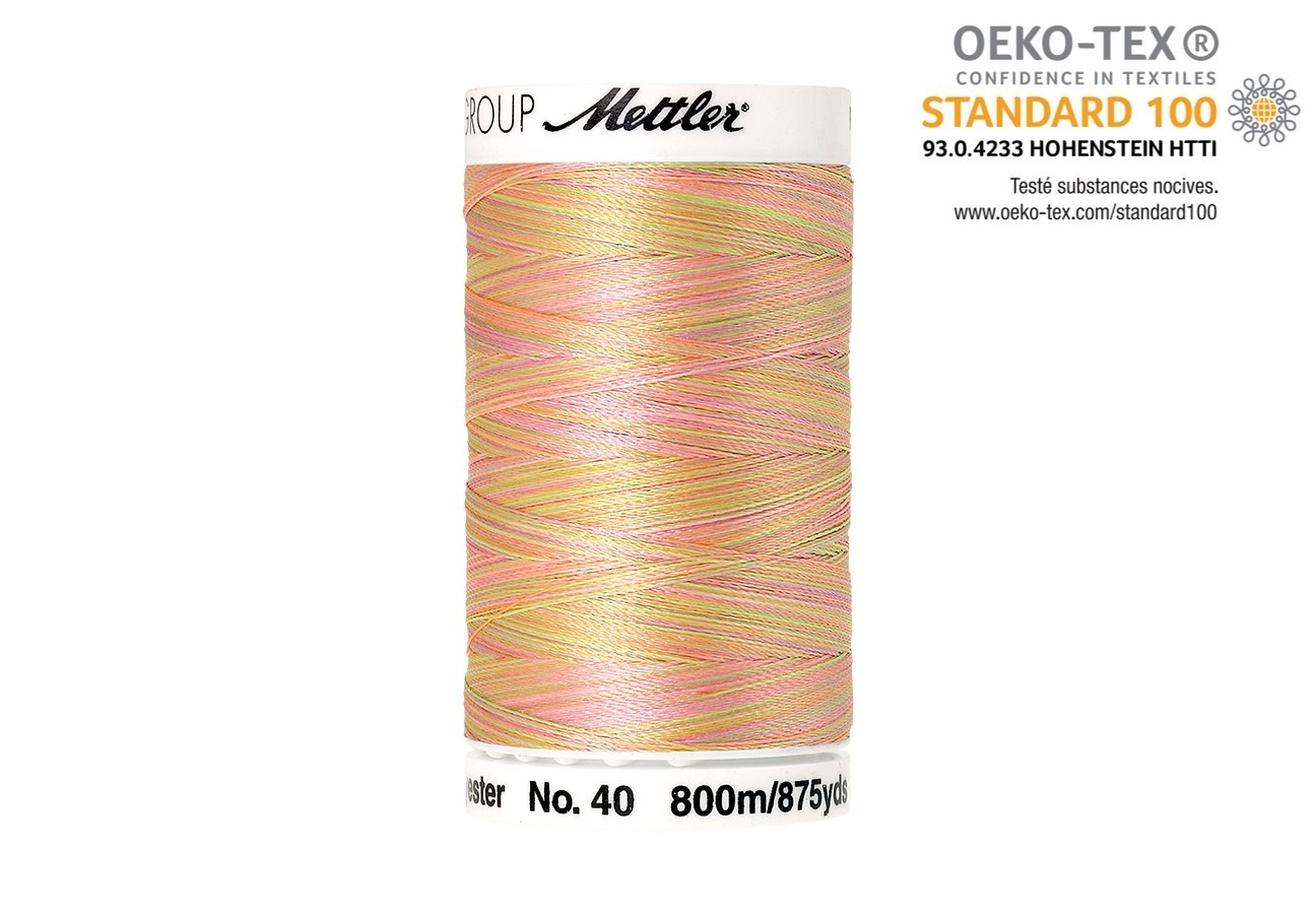 Fil Mettler Polysheen Multicolor 9935 Bobine de fil Mettler Polysheen Multicolor col. 9935 brillant pour couture et broderie