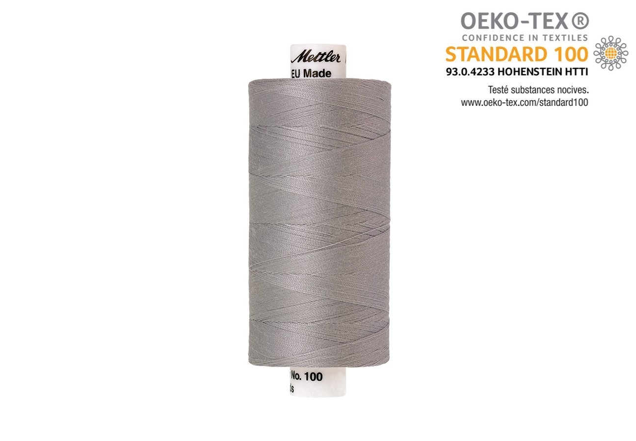 Fil Mettler Seralon 1000m Col. 1140 Bobine de fil à coudre Mettler Seralon 1000m couleur 1140, 100% polyester, sur fond blanc.