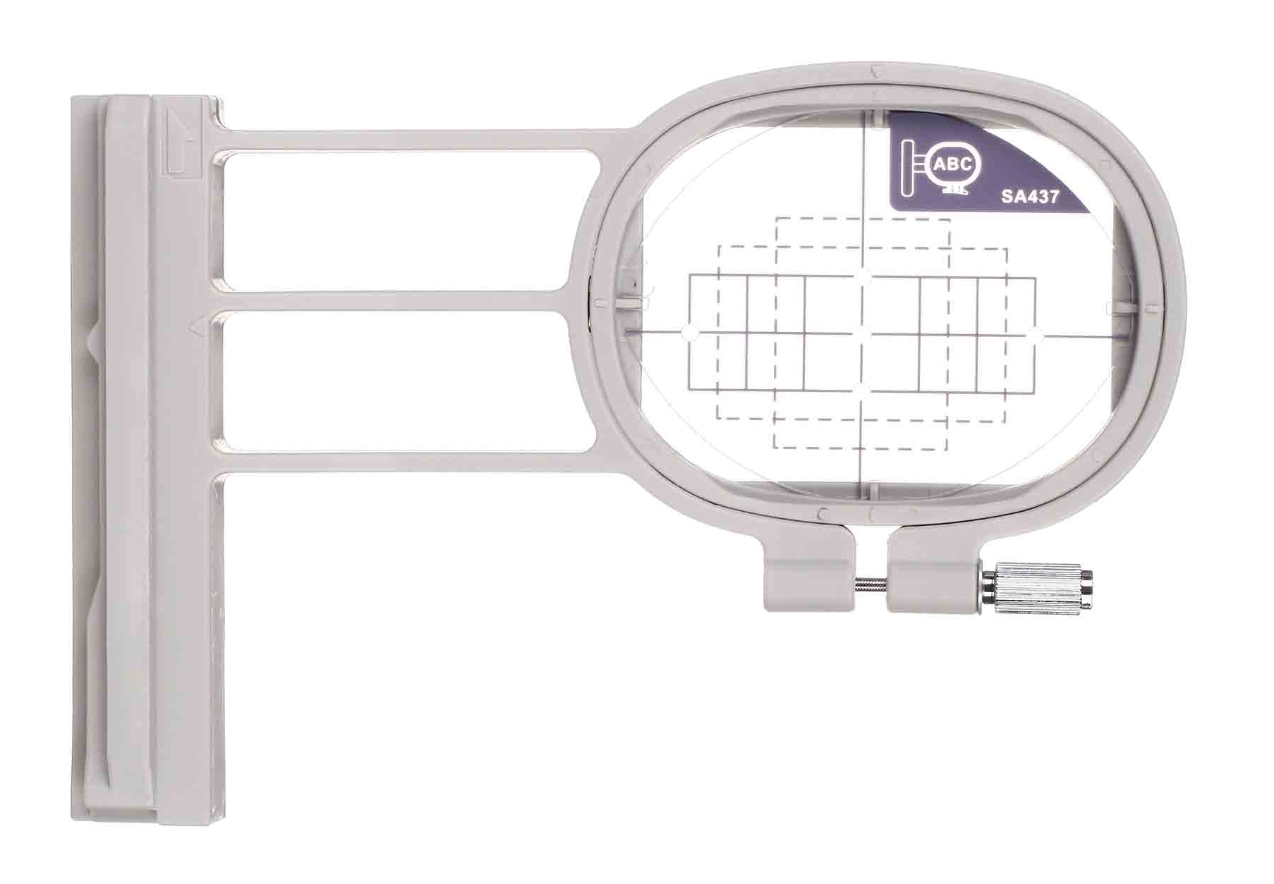 Image du cadre à broder Sew Tech de taille 2 x 6 cm, idéal pour broderie de monogrammes sur machine Brother.