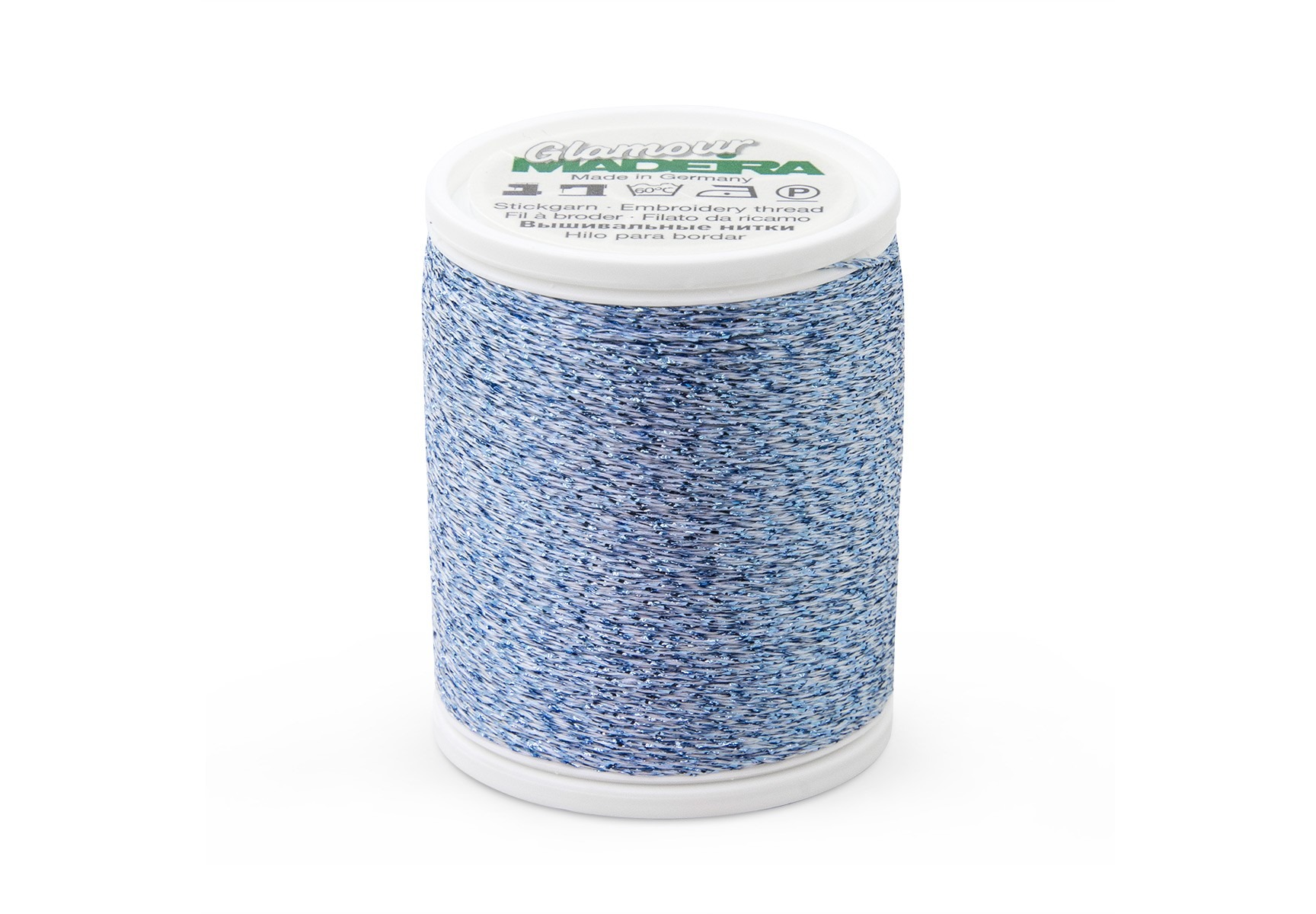 Bobine de fils Madeira Glamour 8, fil décoratif métallisé doux pour surjeteuse