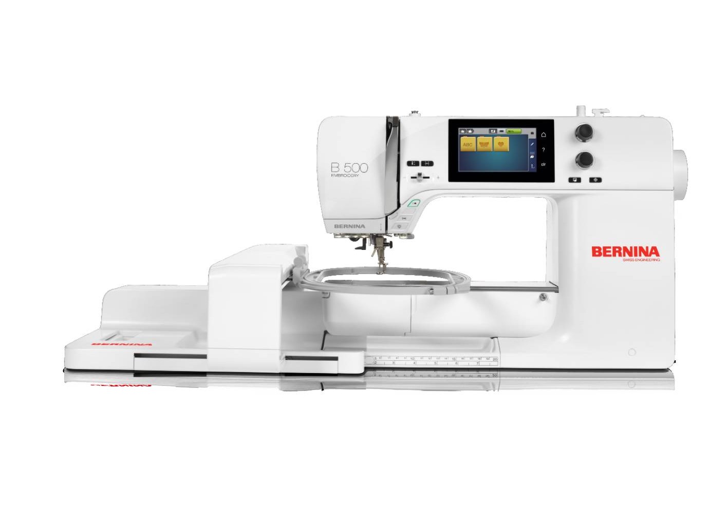 Machine à broder BERNINA 500 avec écran tactile et module de broderie