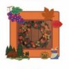 Clé USB Brother N°6 avec motifs de broderie sur le thème Automne pour machine Brother