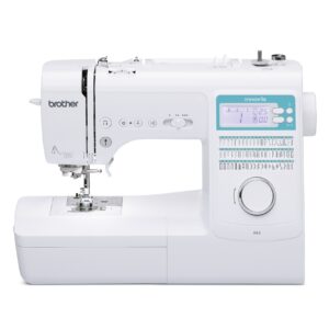 Machine à coudre électronique Brother Innov-Is A65 de couleur blanche avec accessoires