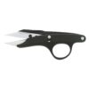 Coupe fil KRETZER Finny 11cm noir et argent, lames en acier inoxydable, poignée ergonomique, idéal couture et broderie.