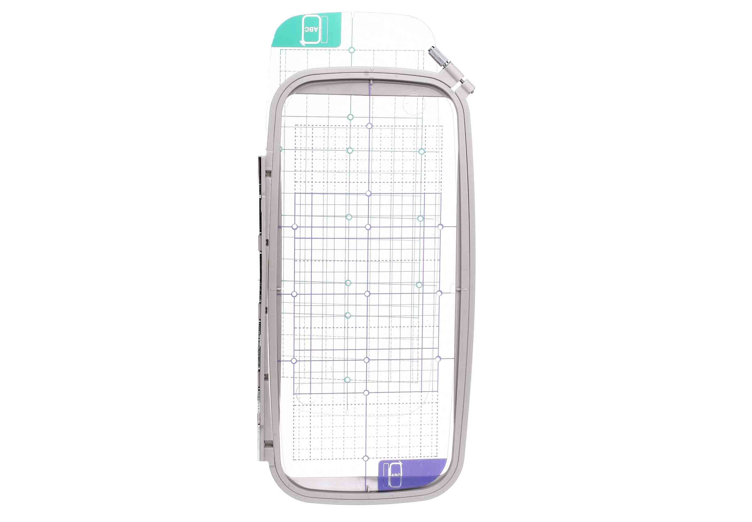 Cadre à broder Brother de grande taille 13x30 cm pour machines à broder Brother F440, F480, F540, F580