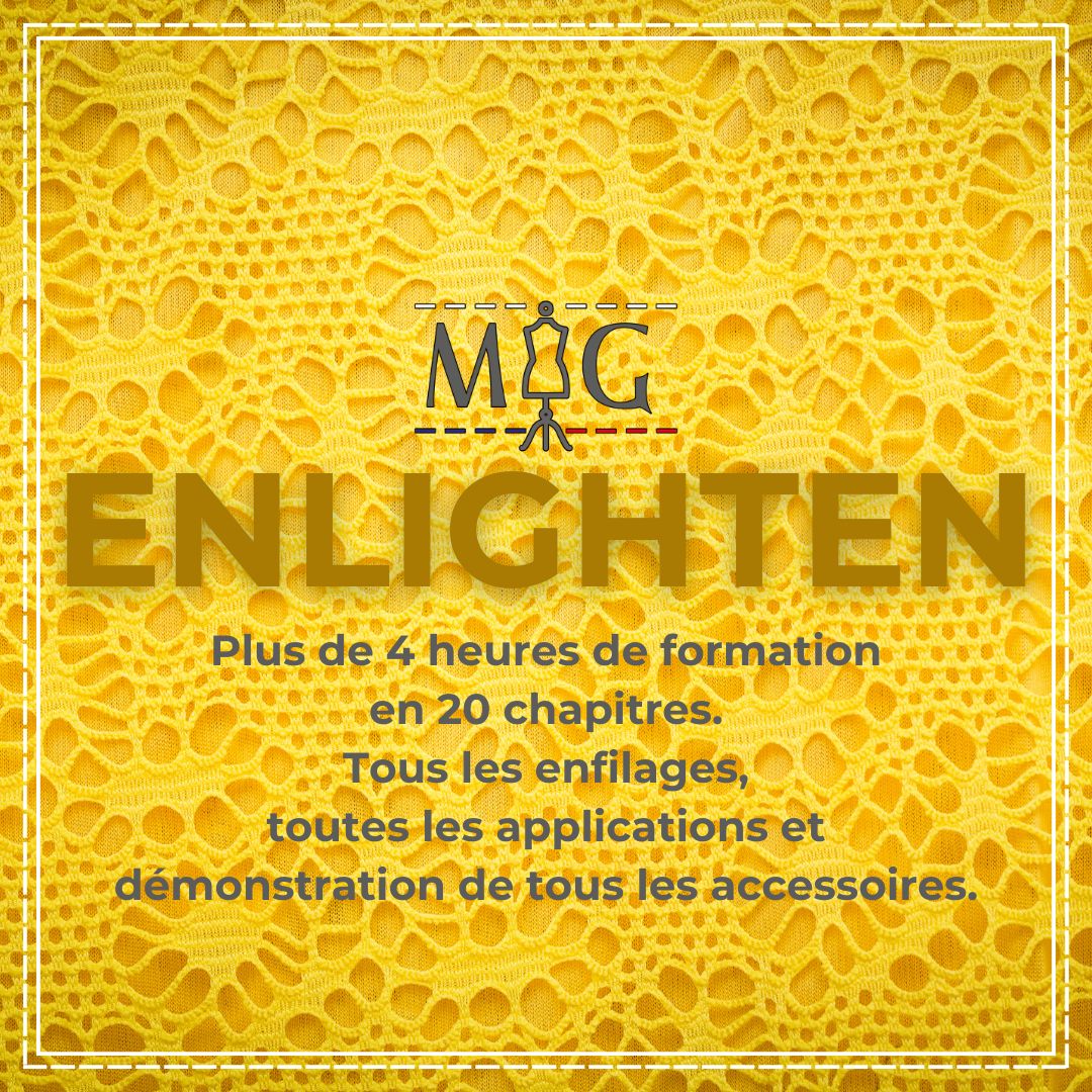 Machine surjeteuse Baby Lock Enlighten utilisée pour une leçon de la formation vidéo complète