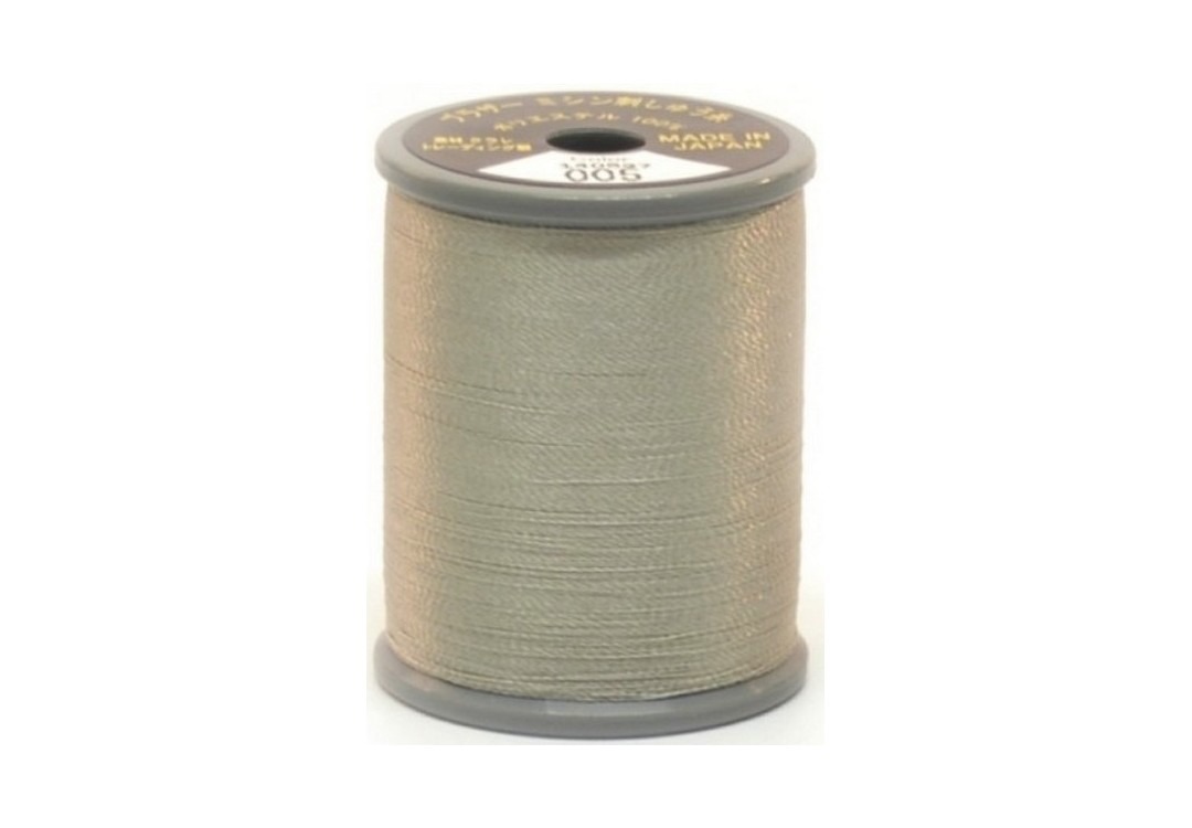 Bobine de fil broderie Brother brillant polyester couleur 005, taille #50, 300m