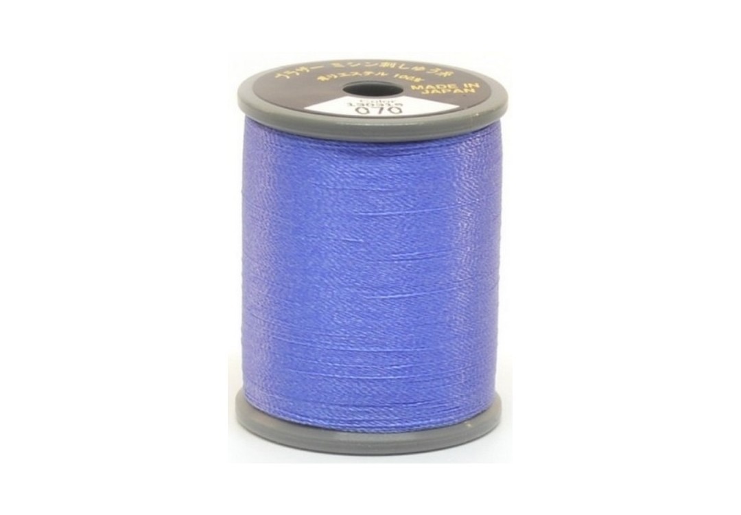 Bobine de fil Brother Embroidery brillant couleur 070 pour machine à broder et couture.