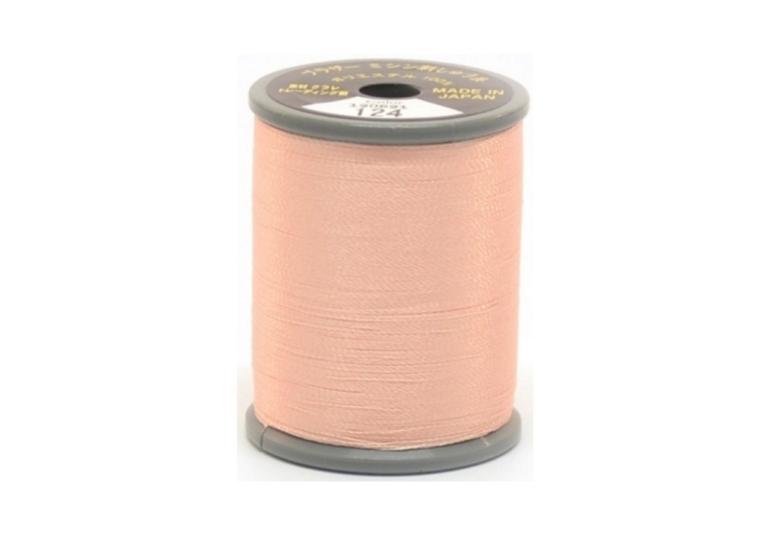 Bobine de fil à broder Brother Embroidery polyester brillant, couleur 124, 300m.