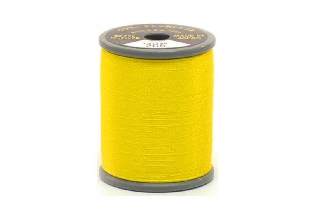 Bobine de fil à broder Brother polyester brillant 300m, couleur 205, pour couture et broderie
