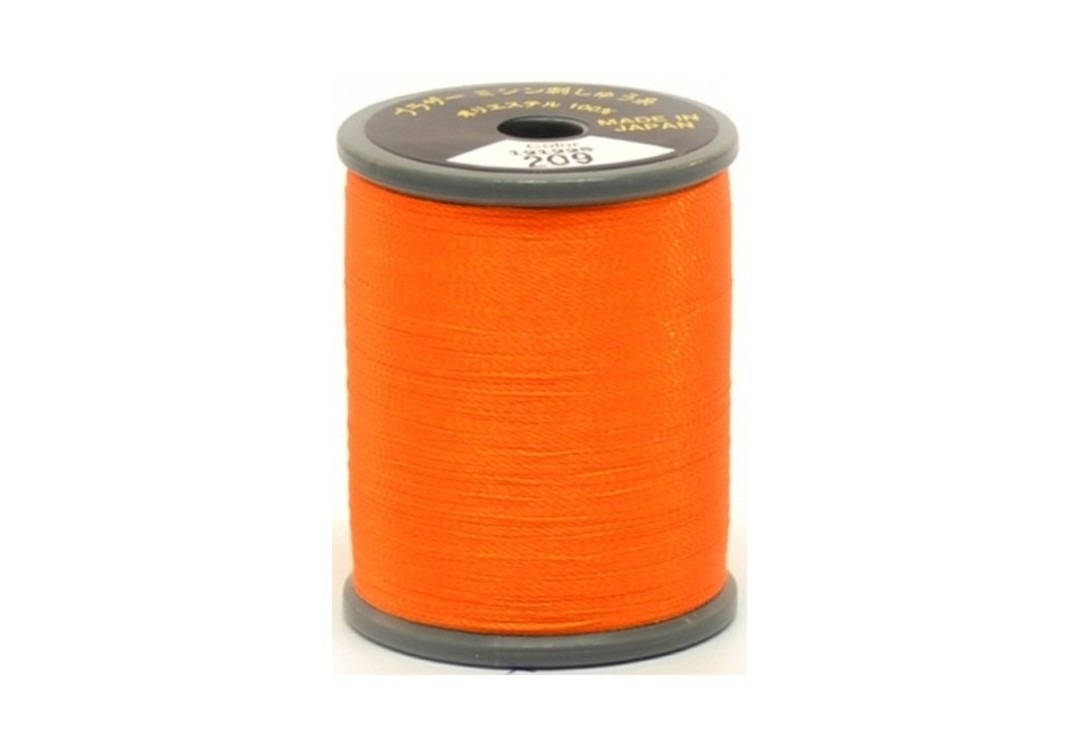 Bobine de fil à broder Brother brillant, couleur 209, 100% polyester, taille #50, 300m.