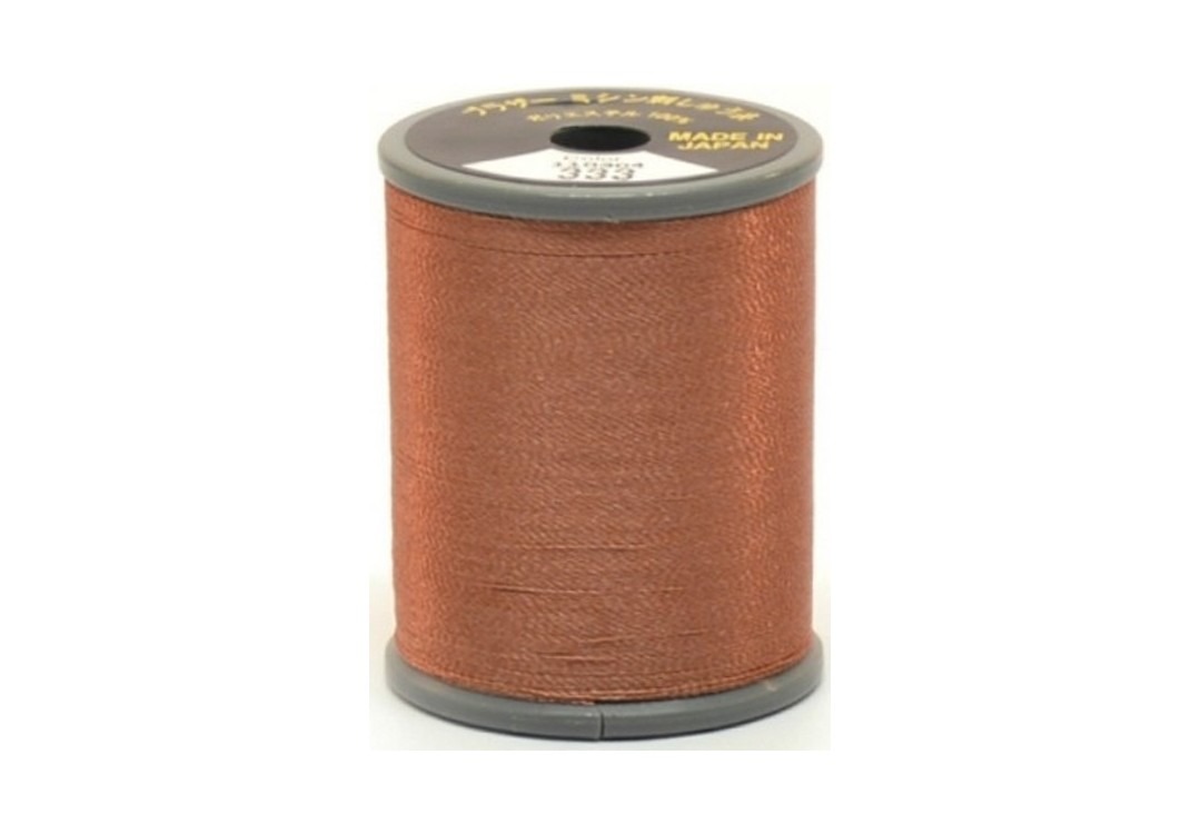 Bobine de fil Brother Embroidery brillant, couleur 333, 100% polyester, 300m