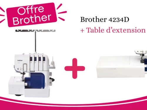 Surjeteuse BROTHER 4234D + Cadeau