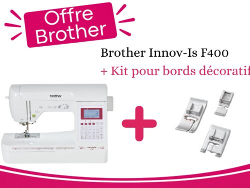 Machine à coudre BROTHER Innov-Is F400 + Cadeau