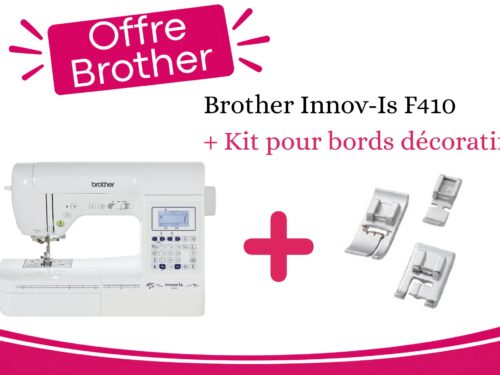 Machine à coudre BROTHER Innov-Is F410 + Cadeau