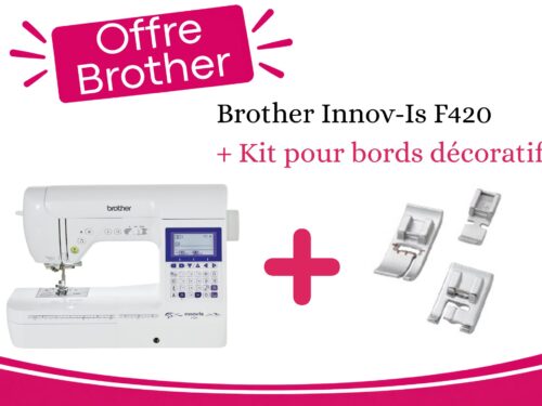Machine à coudre BROTHER Innov-Is F420 + Cadeau