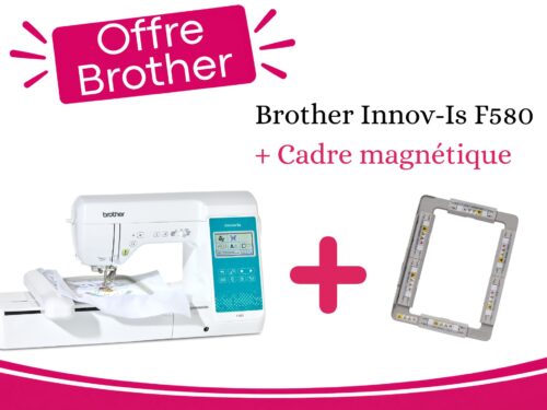 Machine à coudre et à broder BROTHER Innov-Is F580 + Cadeau