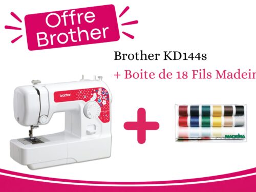 Machine à coudre BROTHER KD144S Little Angel + Cadeau