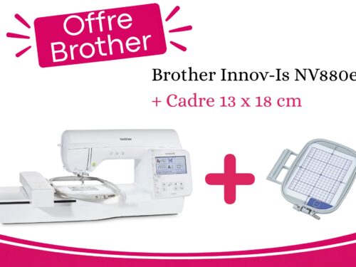 Machine à broder BROTHER Innov-Is 880E + Cadeau