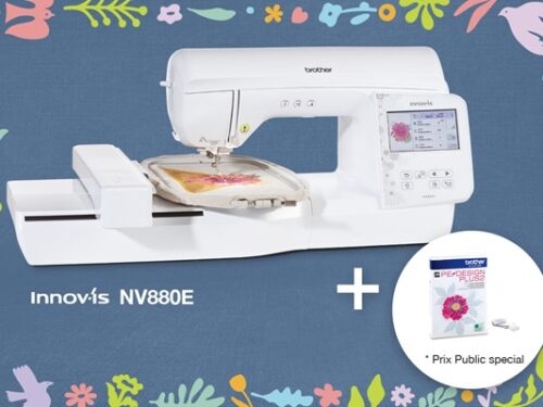 Machine à broder BROTHER Innov-Is 880E + PE-Design Plus 2